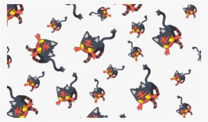 Litten Background 2 - Pokémon Moon - Nintendo 3ds