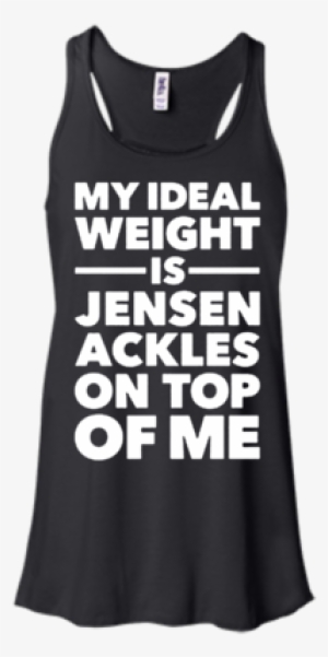 Jensen Ackles Supernatural T Shirt - My Ideal Weight Is Tom Hiddleston