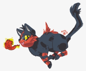 Litten , - Cartoon