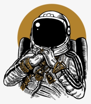 Astronaut Gangsta T - Cool Space Shirt Designs