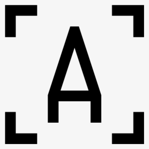 Two Straight Lines Meet At A 90 Degree Angle - Camera View Icon