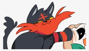 Litten - Cartoon