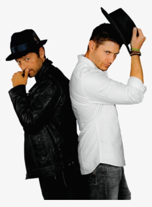 Jensen Ackles Misha Collins Cockles Minncon Photo Op - Gentleman