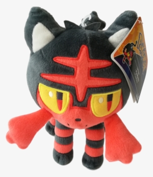 Official Pokemon 8" Litten Plush - Stuffed Toy