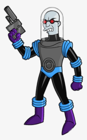 Freeze Holding A Gun - Mr Freeze Simpson Batman - 400x400 PNG Download ...