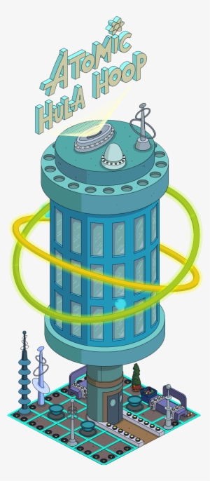 Atomic Hula Hoop Menu - Simpsons Groundskeeper Willie Family