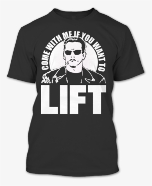 A Black T-shirt With The Shopify Logo - T-shirt