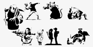 Banksy Art Fallen Angel