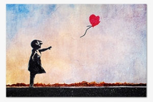 The Poster Banksy No14 - Banksy Girl With Balloon