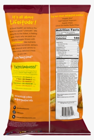 Good Health® Veggie Straws, Sriracha - Good Health Veggie Straws