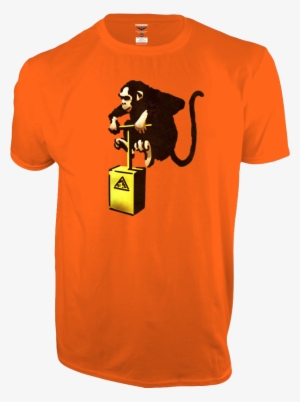 Banksy "monkey Detonator" T Shirt - Active Shirt