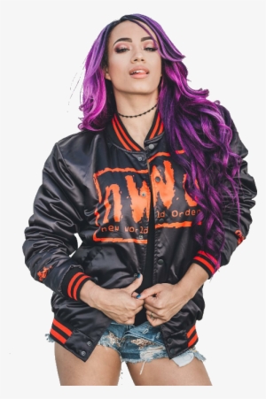 Sashabanks Sticker - Sasha Banks In Leather