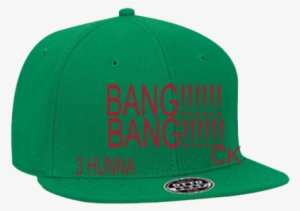 Chief Keef Chief Keef Bang Bang Bang 3 Hunna Ck - Flat Bill Hat Png