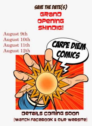 An Image Displaying The Carpe Diem Logo, Showing The - Carpe Diem Comics