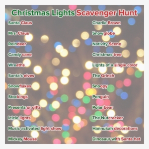 Denver7 Has Created The Following Holiday Scavenger - Christmas Lights Overlay For Photoshop