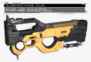 Replaces Submachine Gun With Fhr-40 Windfall From Call - Call Of Duty