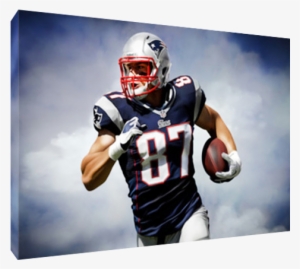 Ready To Hang Out Of The Package - Rob Gronkowski 2012 Action Photo Print