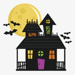 Halloween House Vector Free Transparent Background - Haunted House ...