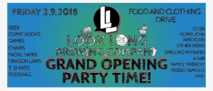 Our Grand Opening Party Time Is This Friday