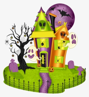 28 Collection Of Haunted House Halloween Clipart - Halloween Clipart Haunted House