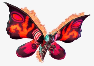 Burning Mothra - Mothra Face - 681x453 PNG Download - PNGkit