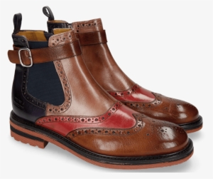 Ankle Boots Trevor 6 Wood Rich Red Light Purple Melanzana - Chelsea Boot