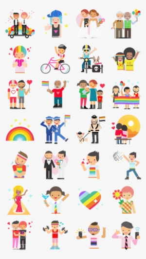 Facebook Pride Stickers