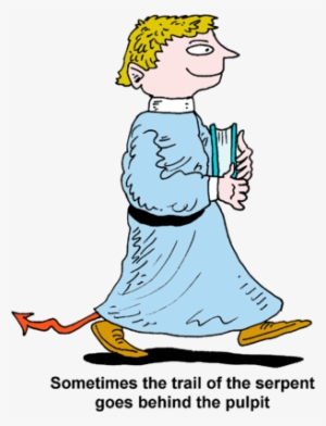 Serpent In The Pulpit - Cartoon Fake Preachers