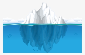 Iceberg Ocean Seawater Clip Art - Iceberg Art Transparent
