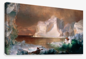 The Icebergs Canvas Print - Voyage Of The Icebergs: Frederic Church's Arctic Masterpiece