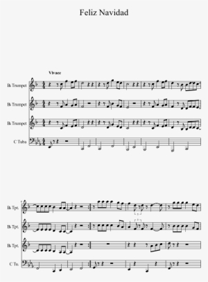 Feliz Navidad Sheet Music 1 Of 2 Pages - Beach Boys Good Vibrations Score