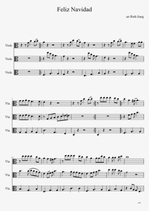 Feliz Navidad Sheet Music Composed By Arr Ruth Jiang - Lavender Town Theme Alto Sax