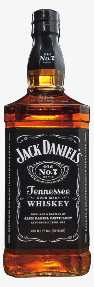 Jack Daniels Old No 7 Brand Tennessee Sour Mash Whiskey - Jack Daniels 1 Lt