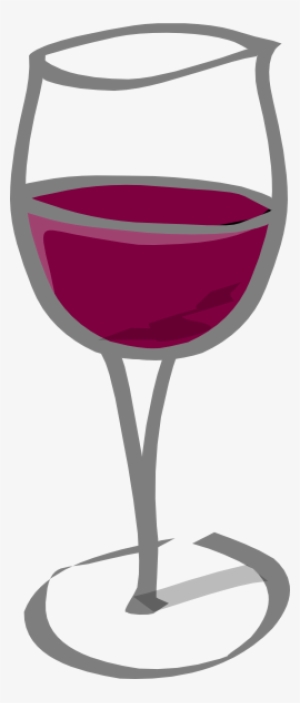 Svg Library Stock Purple Clip Art At Clker Com Vector - Black And White Wine Glass Clipart