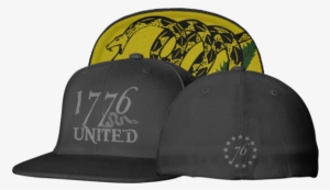 1776 United® Logo Flexfit Don't Tread On Me Edition - Dont Tread On Me Hat