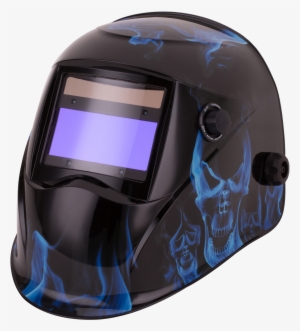 Topgun Warrior Auto-darkening Welding Helmet Blue Inferno - Welding Helmet