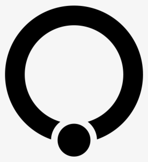 The Icon Resembles A A Circle Loop However The Circle - Mirror Frame Silhouette