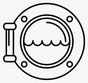 Boat Porthole Vector - Ojo De Buey Icono