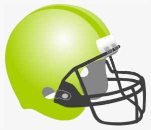 Football, Baseball, Helmet, Protection, Sport, Green - Green Football Helmet Clipart