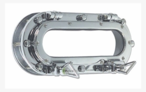 Classic Oval Opening Porthole In Brass Or Chromium - Fs Hublot Ovale Laiton Chromé