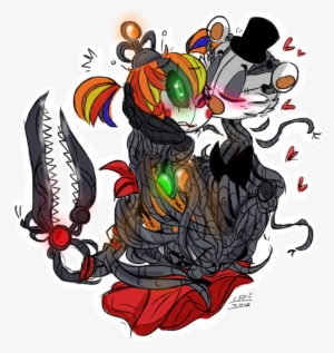 Scrap Baby X Molten Freddy By Circusfnaffamily - Molten Freddy X Scrap Baby