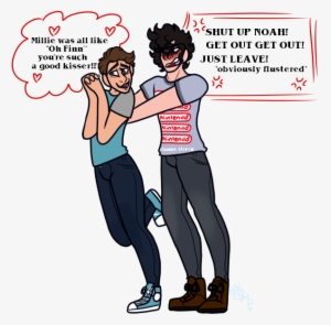 Banner Free Stock I Love Noah Schnapp - Cartoon