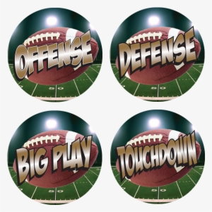 Full Color Football Award Decals - Protective Equipment In Gridiron Football