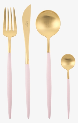 Pink Gold Flatware Set