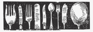 Silverware Knife Fork Spoon Utensil Cutler - Çatal Kaşık Vektörel Png
