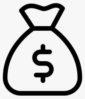 Money Bag Clip Art - Money Bag Outline Icon