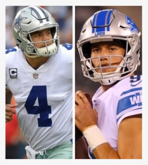 Dallas Cowboys Dak Prescott And Detroit Lions Matthew - Face Mask