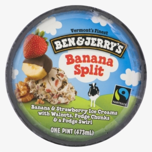 Banana Split - Ben & Jerry's Ice Cream Banana Split 16 Oz
