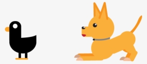 Ducks Hunting Dog - Dogs & Ducks Cartoon