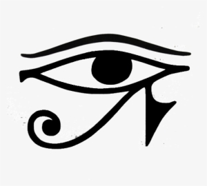 Clipart Black And White Egypt Drawing Eye - Eye Of Horus Png